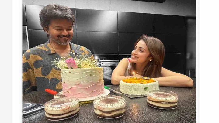Trisha: అభిమానులు గోల చేసాక విజయ్‌కు విషెస్ చెప్పిన త్రిష