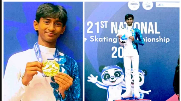 ఆంధ్రా స్కేటర్ అదరగొట్టాడుగా.. నేషనల్ ఛాంపియన్‌లో స్వర్ణం