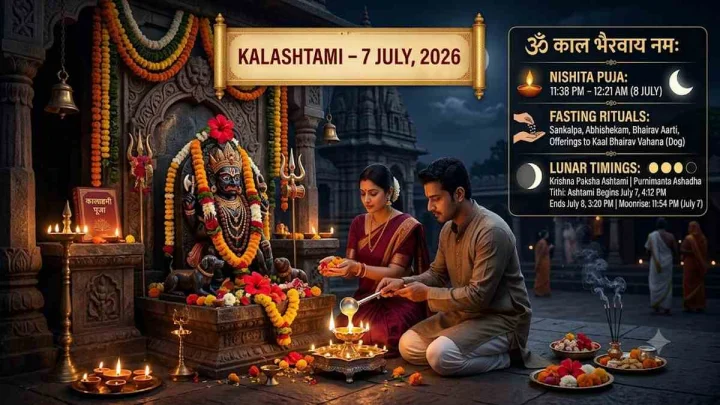 జూలై 7, 2026: కాలాష్టమి.. తేనె రాసిన జిల్లేడు ఆకులు.. నైవేద్యంగా రెండు గులాబ్‌జామూన్‌లు..?
