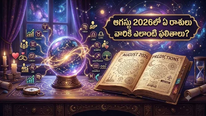 01-08-2026 నుంచి 31-08-2026 వరకు ఆగస్టు మాస ఫలితాలు