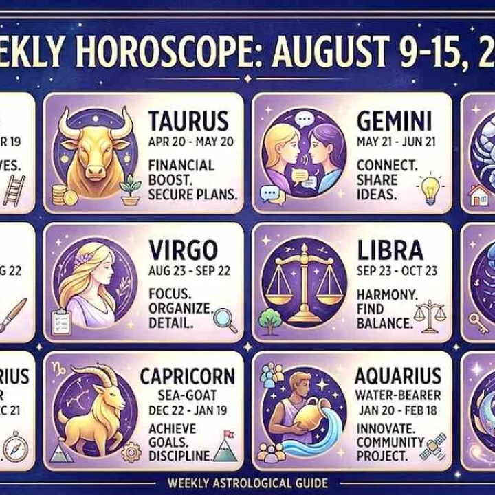 Weekly Horoscope, August 9-15, 2026