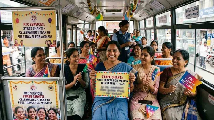 Stree Shakti: ఆగస్టు 15 నాటికి ఏడాది పూర్తి చేసుకున్న స్త్రీ శక్తి పథకం