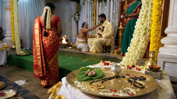 మెడలో తాళి కడుతుండగా ఆపండి... అంటూ పెళ్లిపీటల పైనుంచి లేచిన వధువు