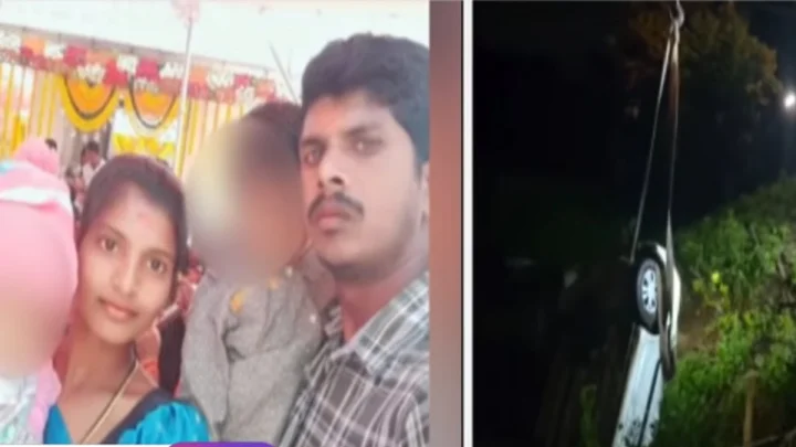 వ్యవసాయ బావిలోకి దూసుకెళ్లిన కారు.. నలుగురు మృత్యువాత
