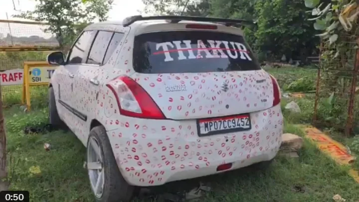రీల్స్ కోసం కారుపై గర్ల్‌ఫ్రెండ్ ముద్దులు - ప్రియుడికి అపరాధం