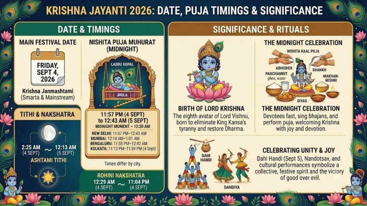 Krishna Jayanti 2026 Significance : శ్రీకృష్ణ జయంతి పూజ.. కృష్ణుని జననానికి ఆధారాలు ఉన్నాయా?