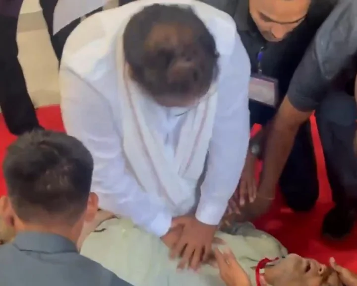 Minister Vakiti Srihari administered CPR
