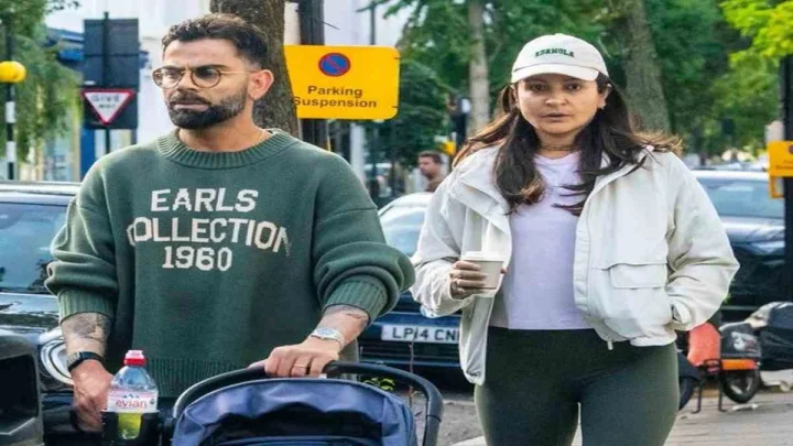 లండన్ వీధుల్లో విరాట్ కోహ్లీ, అనుష్క శర్మ.. ప్రశాంతంగా నడుచుకుంటూ..
