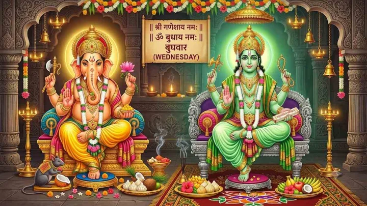 బుధవారం.. వినాయకుడిని, బుధ గ్రహాన్ని పూజిస్తే.. ఆకుపచ్చ రంగులో...?