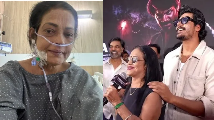 Disco Santhi: ఆసుపత్రి నుంచి శాంతి శ్రీహరి డిచ్చార్జ్ - మేఘాంశ్ సినిమా ఆస్మాన్ ను హిట్ చేయండి