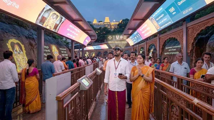 తిరుమల క్యూ కాంప్లెక్స్‌లలో వేచి వుండే భక్తుల కోసం ఏఐ, వీఆర్ కేంద్రాలు