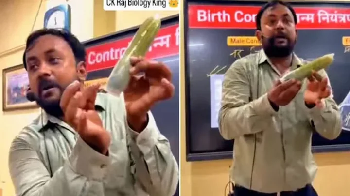 కండోమ్, కీరదోసకాయతో సెక్స్ పాఠాలు...బీహార్ టీచర్ వినూత్న ప్రయోగం