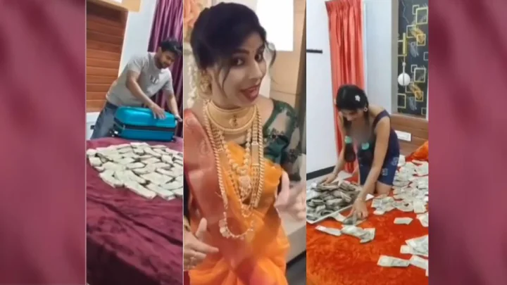 భర్త కొనిచ్చిన నగలు చూపిస్తూ భార్య రీల్, కోటి రూపాయల ఆభరణాలను దోచిన దొంగలు, వీడియో