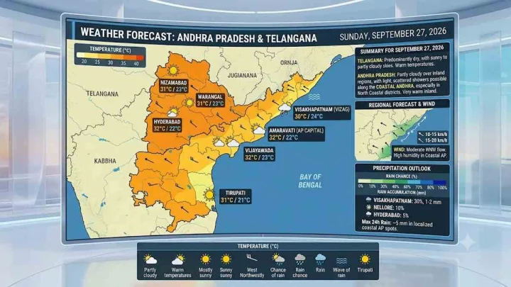 September 27, 2026: సెప్టెంబర్ 27, 2026 నాటి వాతావరణ నివేదిక ఎలా వుందంటే?