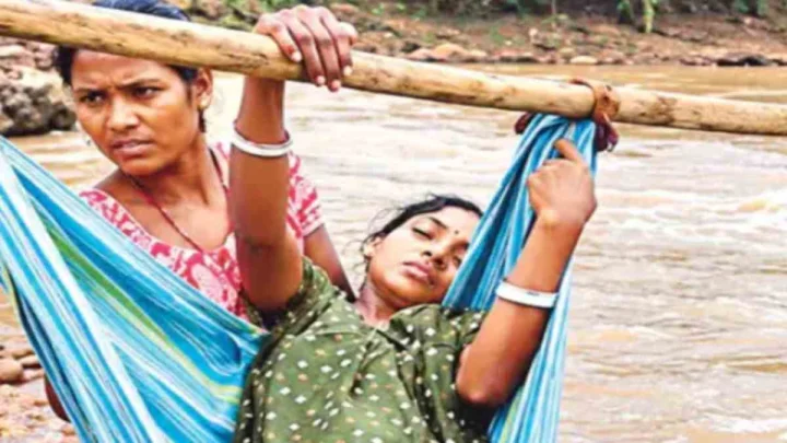 పురిటి నొప్పులు.. డోలీలో 8 కిలో మీటర్లు మోసుకెళ్లారు.. చివరికి ఏమైందంటే?