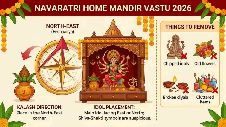 Navaratri Home Mandir Vastu 2026: నవరాత్రి.. ఇంటి నుంచి తొలగించాల్సిన వస్తువులు.. వాస్తు టిప్స్