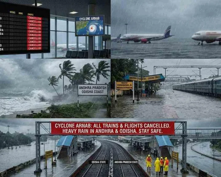 Cyclone Arnab LIVE Updates: લૈંડફૉલ પછી ચક્રવાતી વાવાઝોડુ અર્નબ એ રૌદ્ર રૂપ ઘર્યુ, અનેક રાજ્યોમાં આંઘી વાવાઝોડા સાથે ભરપૂર વરસાદ